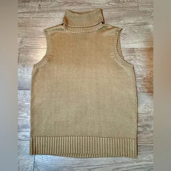 Lauren Ralph Lauren 100% Silk Sleeveless Turtleneck – Size M - Picture 4 of 11
